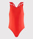 Girls' One-Piece Recycled Swimsuit