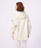 Women's short raincoat MILK Ecru