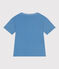 Children's printed short-sleeved cotton T-shirt ALASKA blue