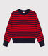 Women's' Cotton/Wool Breton Pullover