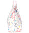 Rib Knit Clutch Bag MARSHMALLOW+MINOIS white/MULTICO pink