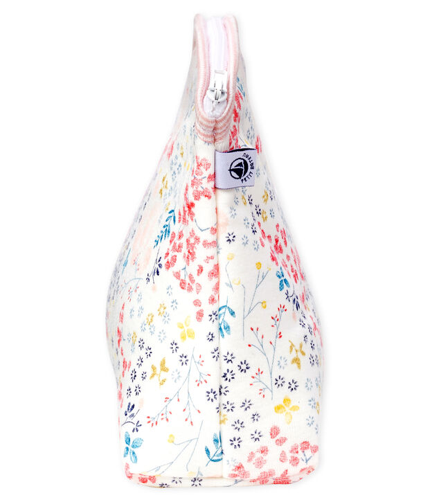 Rib Knit Clutch Bag white/pink/multicolor