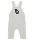 Baby Boys' Long Dungarees in Velour Knit