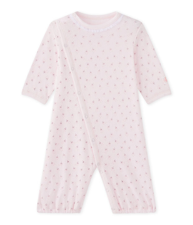 Baby girls' 2-in-1 one-piece / sleep sack pink/multicolor
