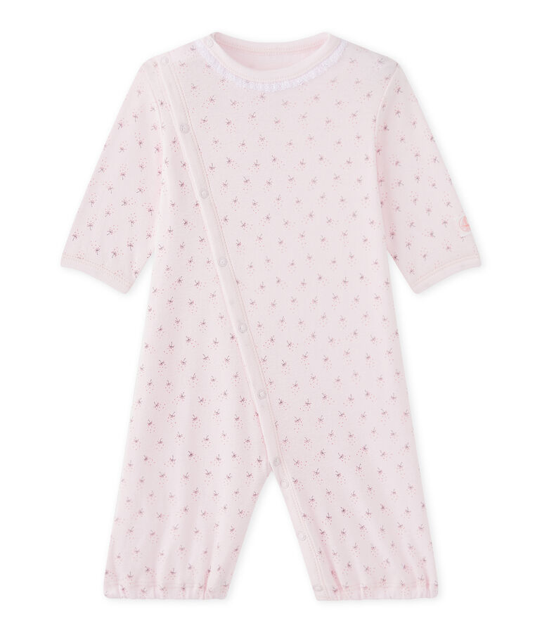 Baby girls' 2-in-1 one-piece / sleep sack pink/multicolor