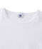Women's short-sleeved plain t-shirt ECUME white