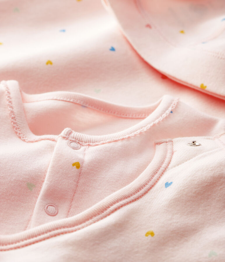 Newborn Baby Girls' Rib Knit Gift Set multicolor