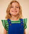 Girls' Lightweight Striped Jersey T-Shirt PRADO /AVALANCHE