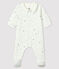 Baby Boys' Starry Night Tube Knit Sleepsuit MARSHMALLOW white/MULTICO white