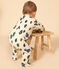 Babies' Tree Patterned Fleece Pyjamas AVALANCHE white/MULTICO