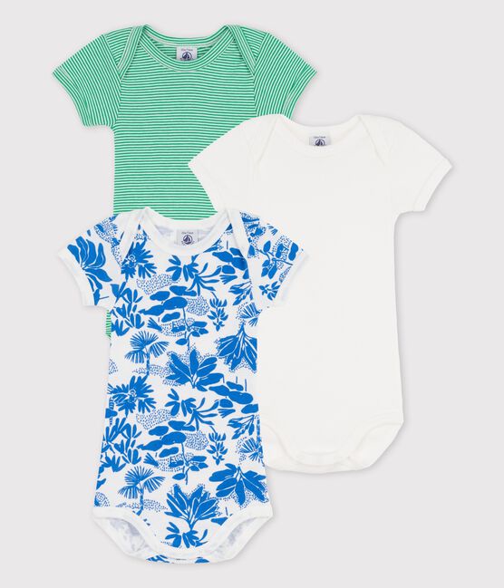 Short-Sleeved Cotton Bodysuits - 3-Pack variante 1
