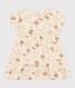 Girls' Short-Sleeved Cotton Gauze Dress
