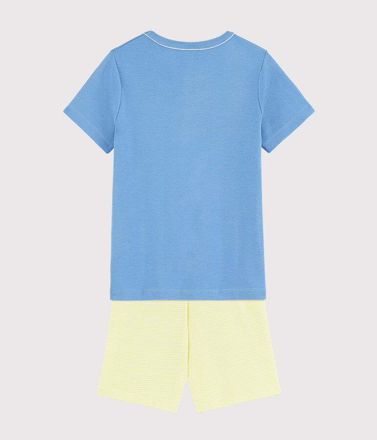 Boys' Lemon Cotton Short Pyjamas blue/multicolor
