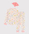 Girls' Pink Flamingo Disguise Ribbed Pyjamas FLEUR pink/MULTICO white