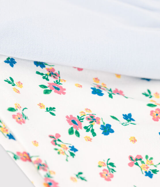 Girls' Floral Print Organic Cotton Hipsters - 2-Pack variante 1