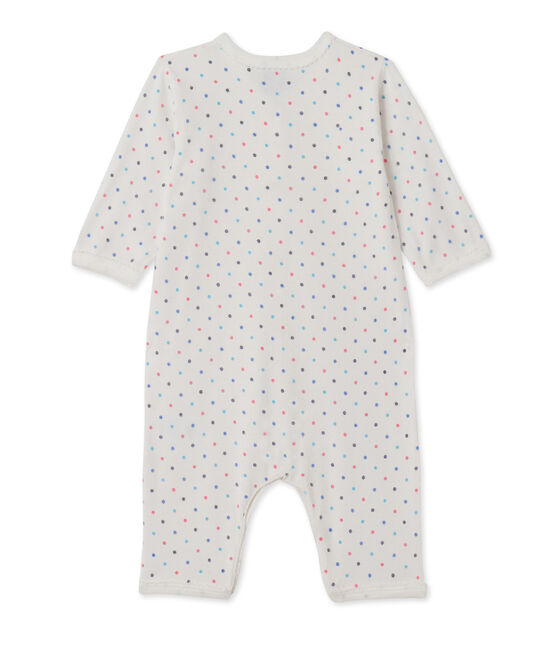 Baby girl's printed sleeper LAIT white/CARMEN red/MULTICO