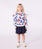 Children's printed cotton sweatshirt Ecru/multicolor