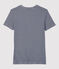 Women's Iconic Organic Cotton V-Neck T-Shirt SMOKING blue/MARSHMALLOW white