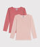 Children's plain openwork T-shirt's - 2-pack variante 1
