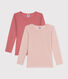 Children's plain openwork T-shirt's - 2-pack