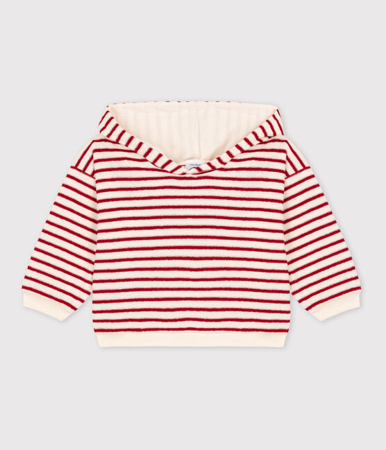 Babies' Terry Hoodie AVALANCHE white/STOP
