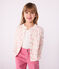 Children's printed cotton cardigan MILK /MULTICO