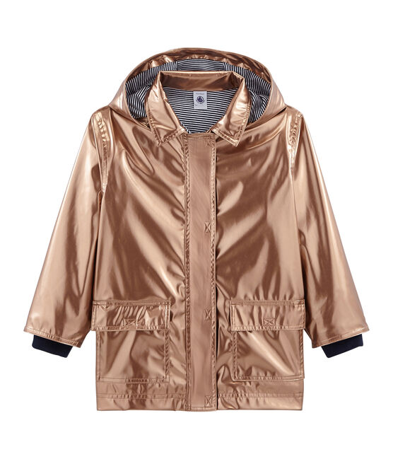 Girls' raincoat COPPER
