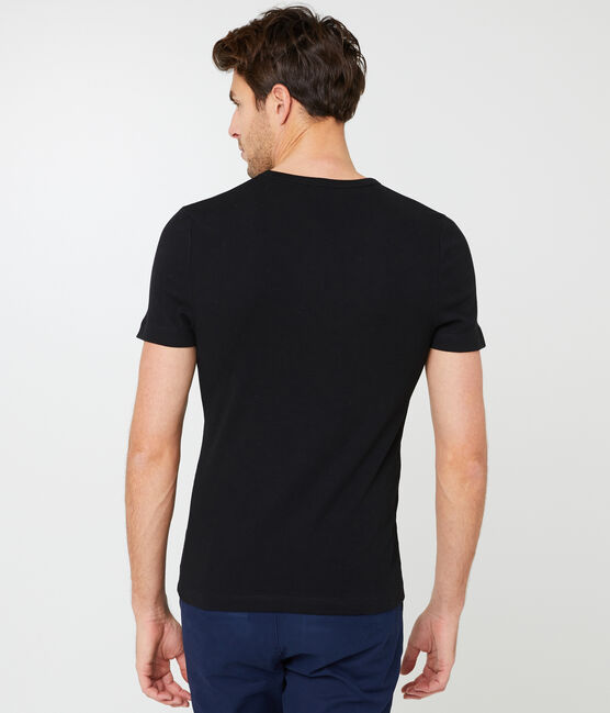 Men's short-sleeved crew neck t-shirt NOIR black
