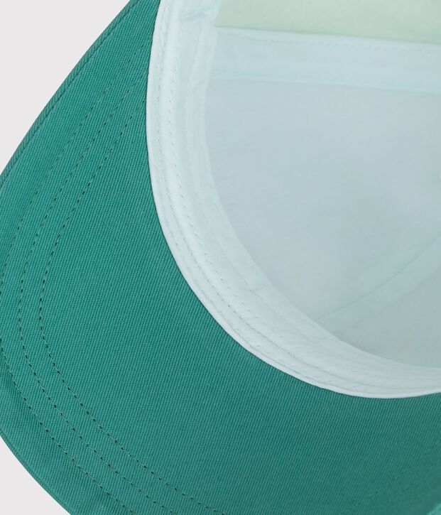 Children's cotton cap blue/multicolor