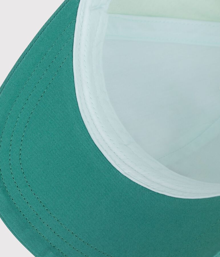 Children's cotton cap blue/multicolor