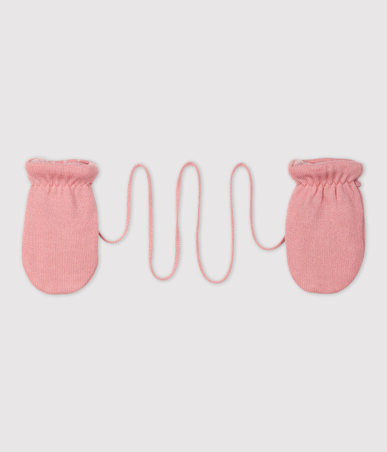 Babies' Microfleece-Lined Mittens CHARME pink