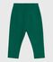 Babies' plain cotton trousers EVERGREEN green