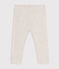 Babies' cotton leggings MONTELIMAR CHINE beige