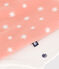 Newborn baby set with sun print cotton dungarees and a body ABRICOT orange/MARSHMALLOW