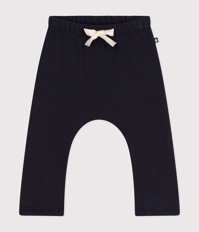 Babies' soft, warm fleece trousers blue