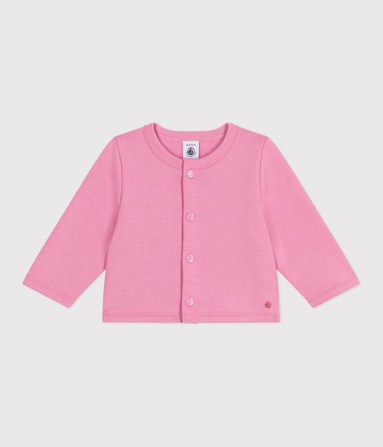 Babies' plain cotton cardigan BOUDOIR