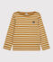 Unisex Children's Striped Cotton Top ISTRE yellow/AVALANCHE white