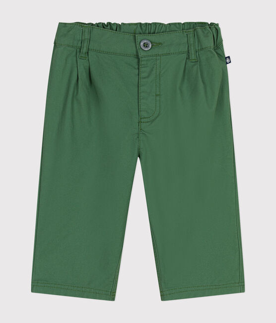 Babies' serge trousers PALMERAIE green