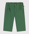 Babies' serge trousers PALMERAIE green