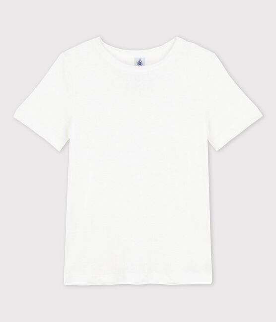 Women's Iconic Linen T-Shirt ECUME white