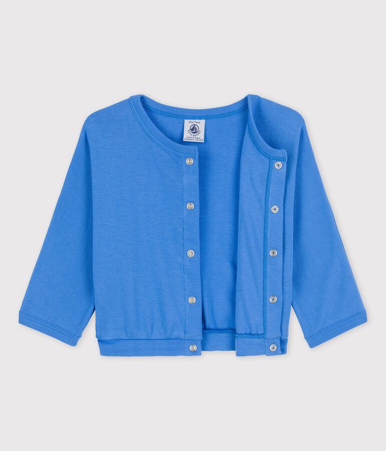 Babies' Cotton Cardigan blue
