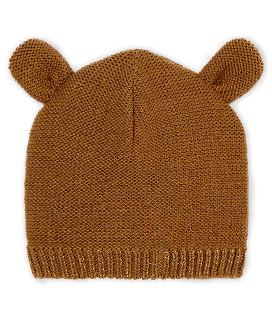 Baby girl's hat BRINDILLE brown/DORE yellow