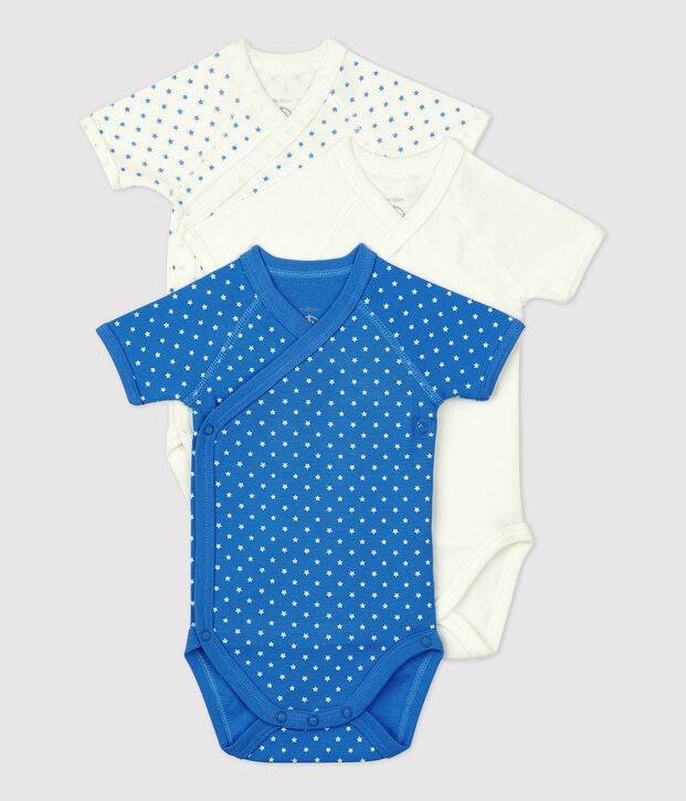 Babies' Organic Cotton Bodysuits - 3-Pack multicolor