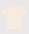 Boys' short-sleeved cotton T-shirt AVALANCHE Ecru