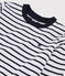 Unisex Jersey T-shirt MARSHMALLOW white/SMOKING blue