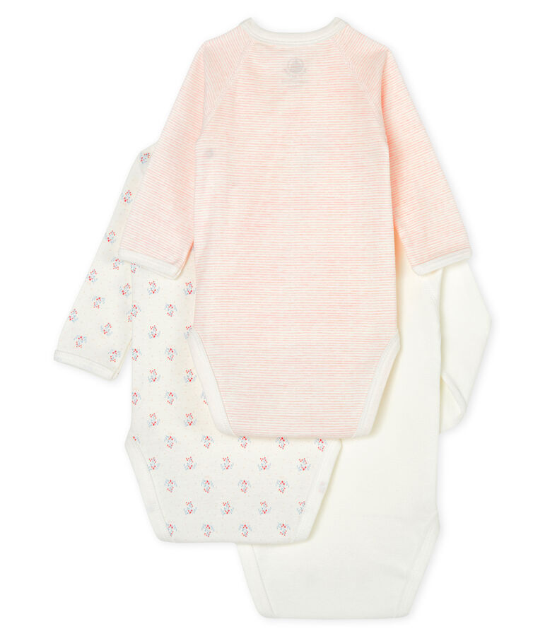 Babies' Long-Sleeved Bodysuit - 3-Piece Set multicolor