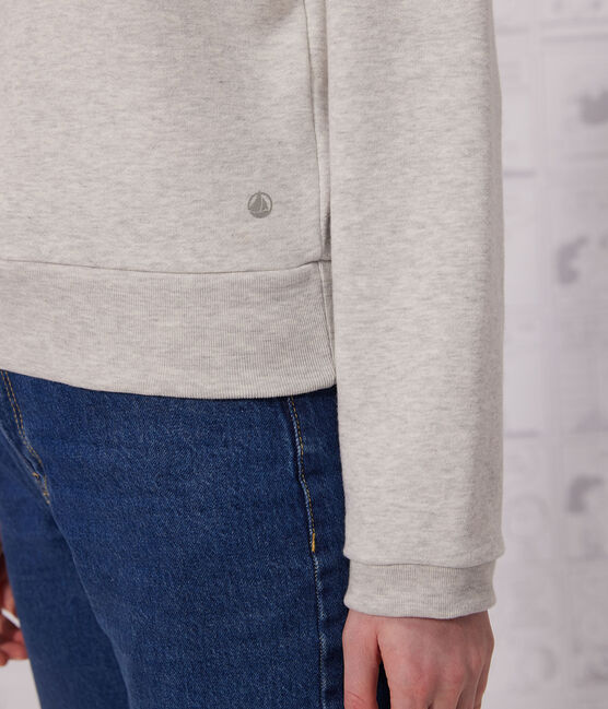 Women's Fleece Sweatshirt BELUGA CHINE grey