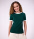 Women's short-sleeved plain cotton T-shirt