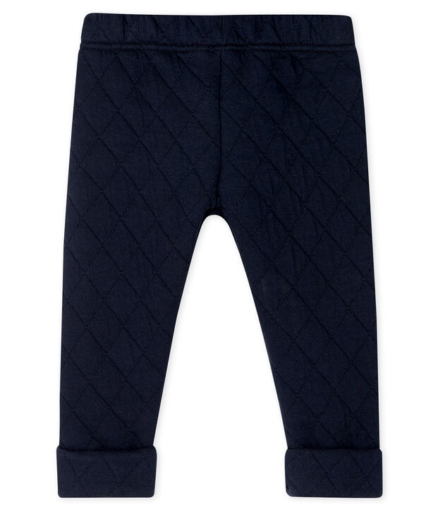 Baby Boys' Tube Knit Quilted Trousers blue