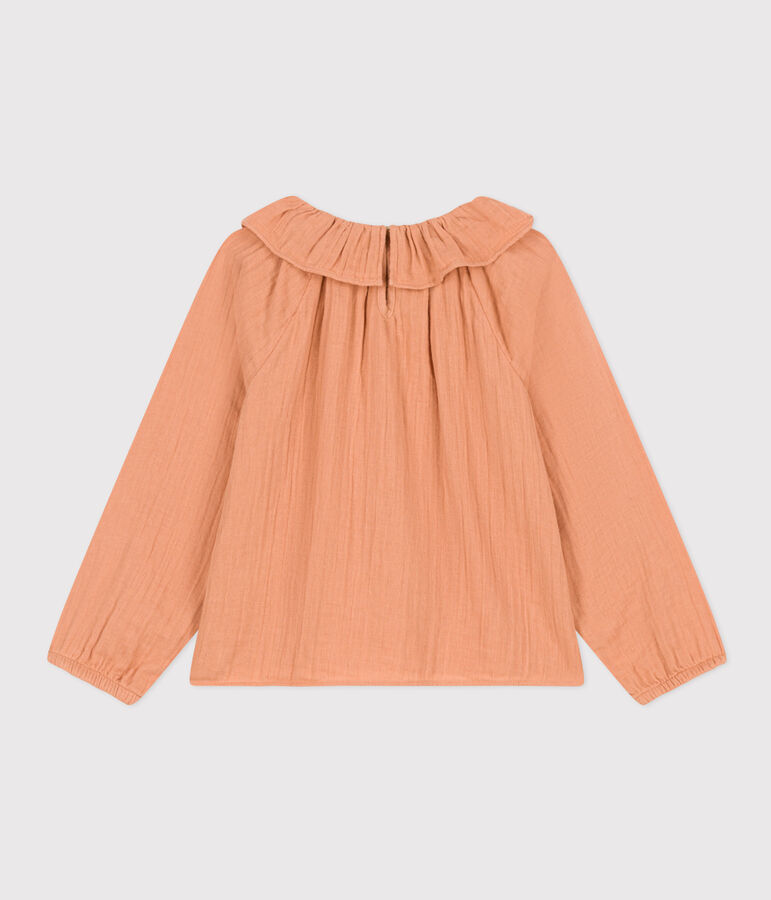 Girls' cotton gauze blouse SIENNA pink